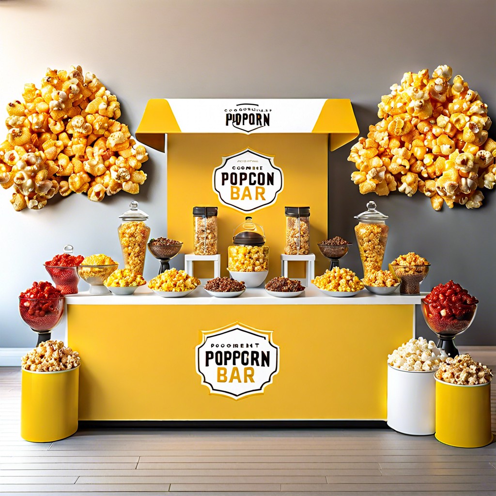 gourmet popcorn bar