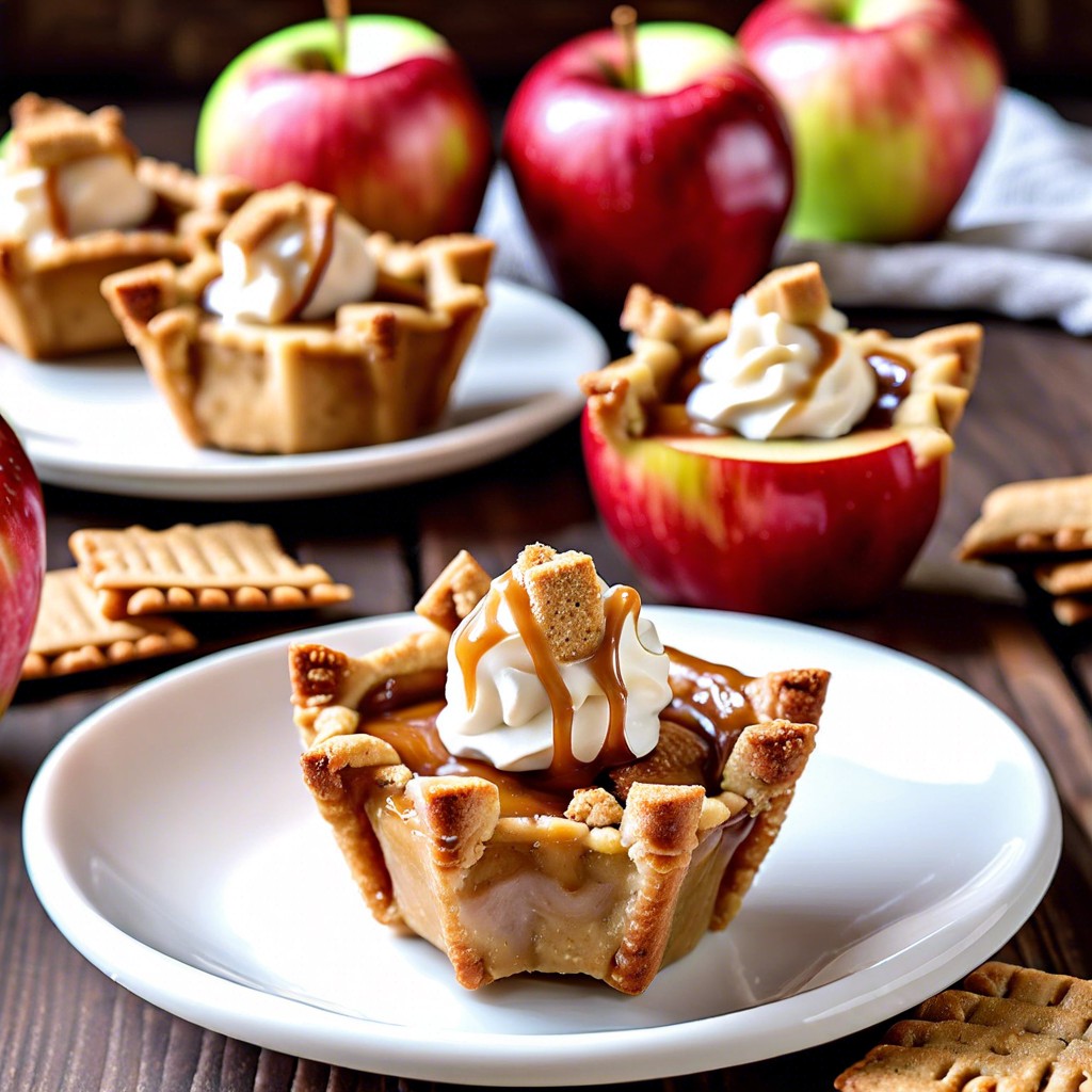 graham cracker apple pie bites