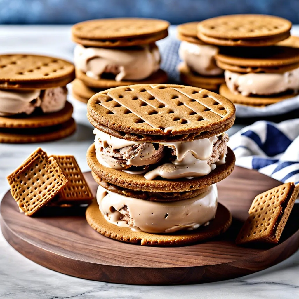 graham cracker ice cream sandwiches