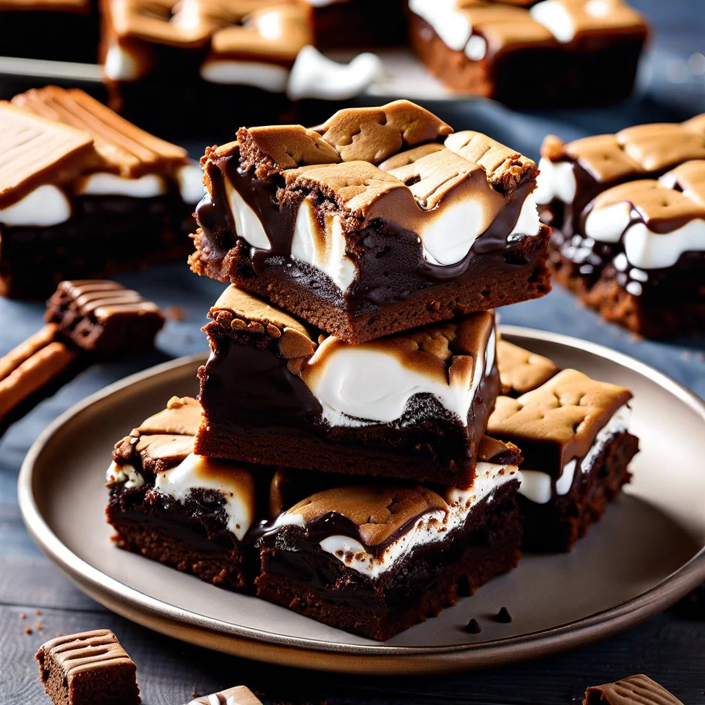 graham cracker marshmallow brownies