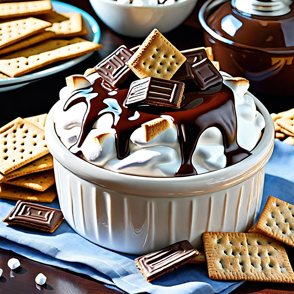 graham cracker smores dip