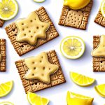 graham cracker with lemon curd