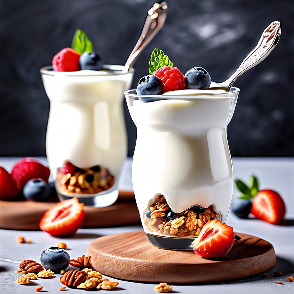 greek yogurt and granola cups