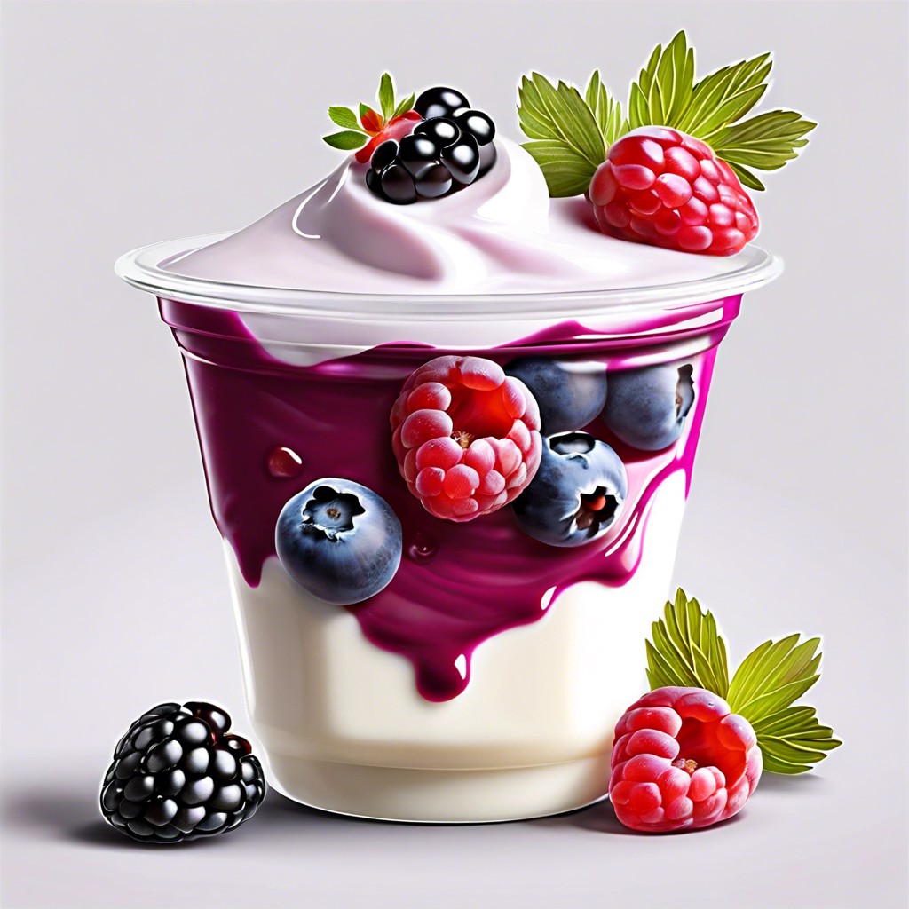 greek yogurt and mixed berries