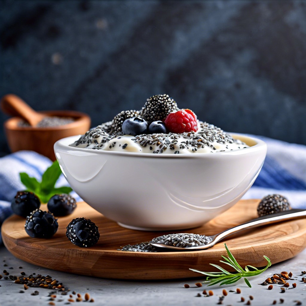 greek yogurt with chia seeds