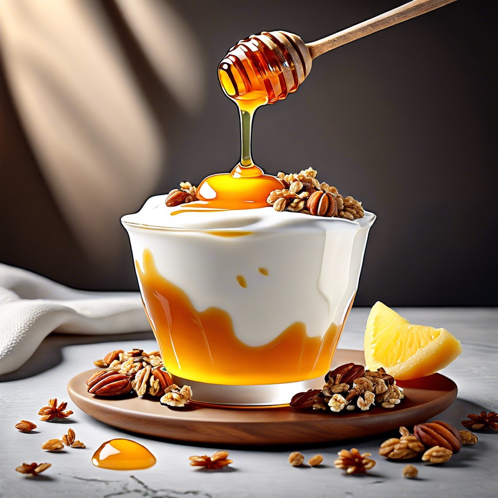 greek yogurt with honey and granola