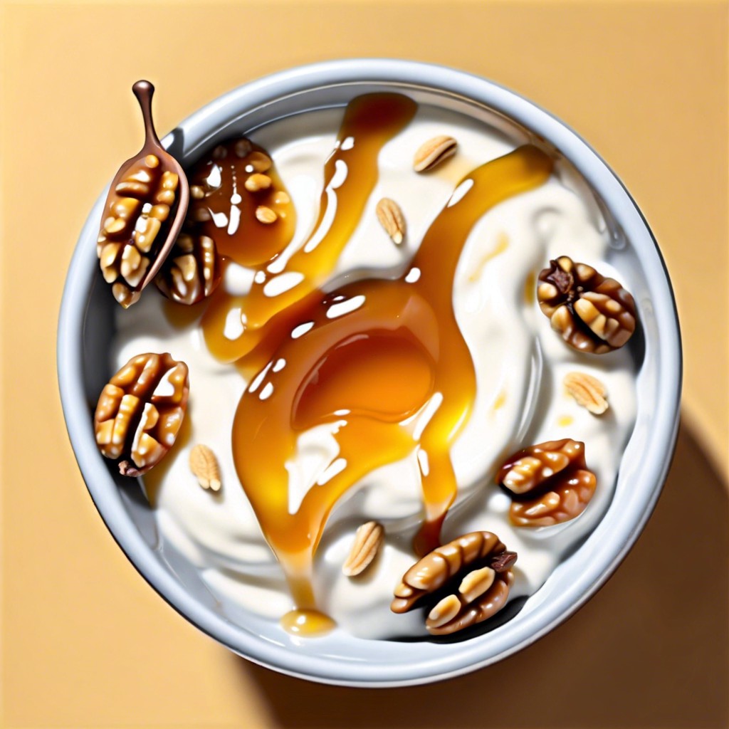 greek yogurt with honey and walnuts