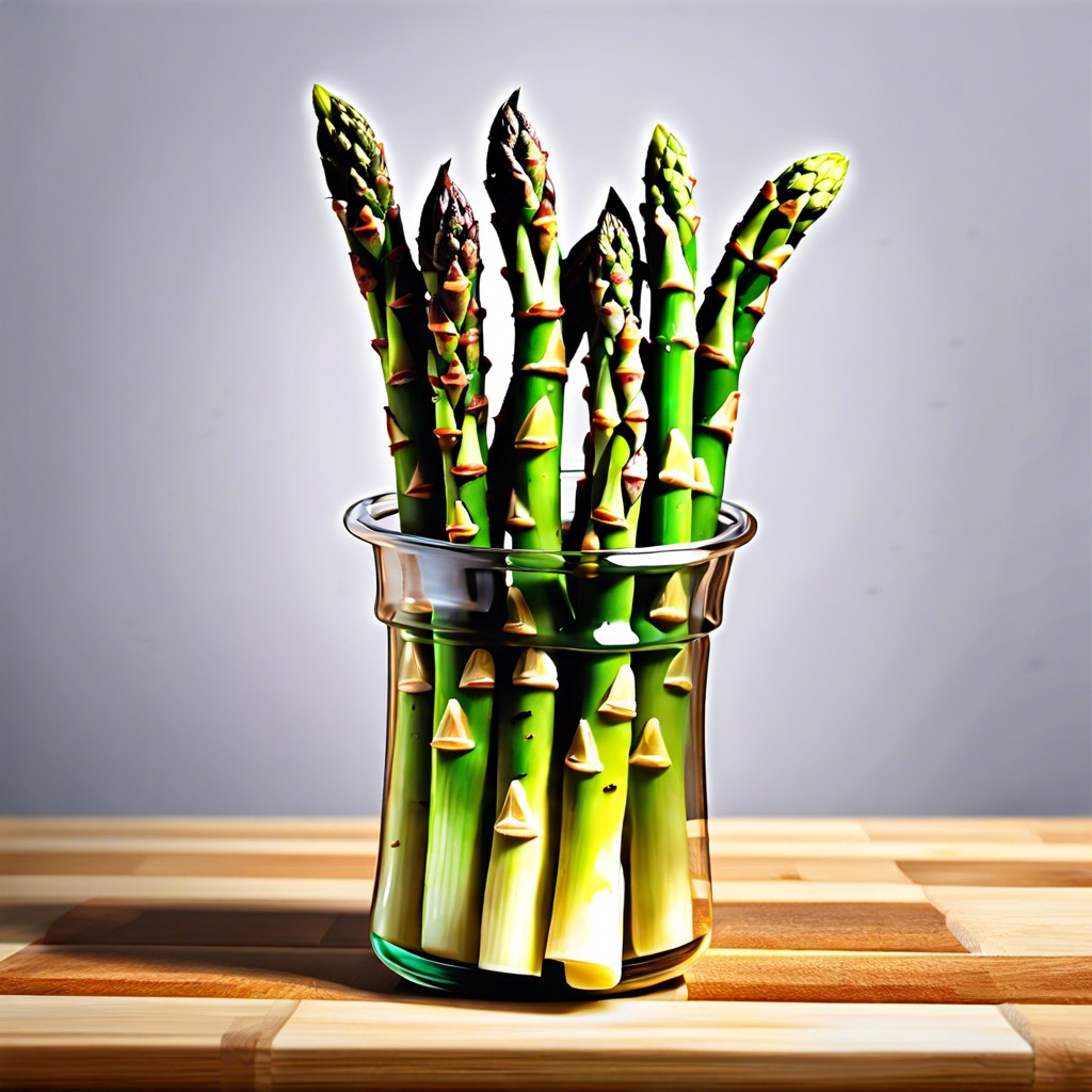 grilled asparagus spears