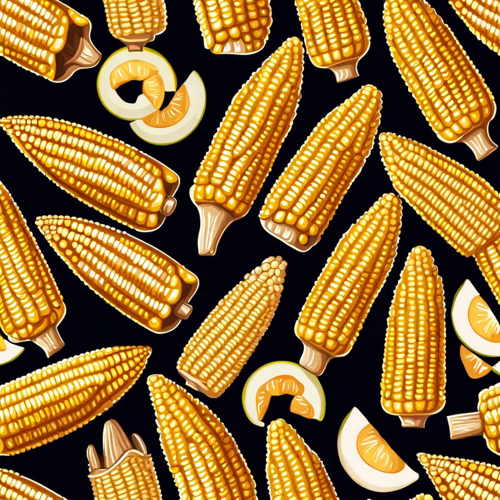 grilled corn kernels