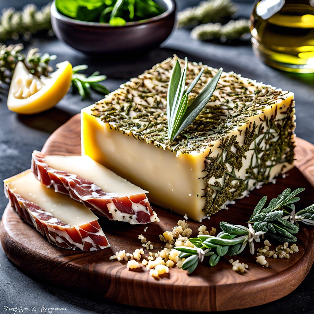 herb crusted manchego