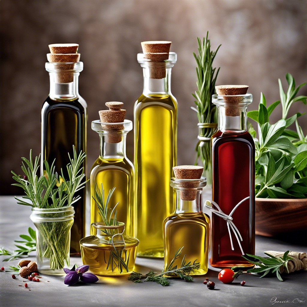 herb infused oils and vinegars