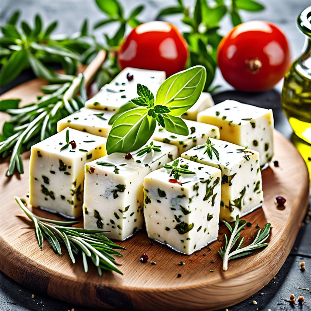 herb marinated feta