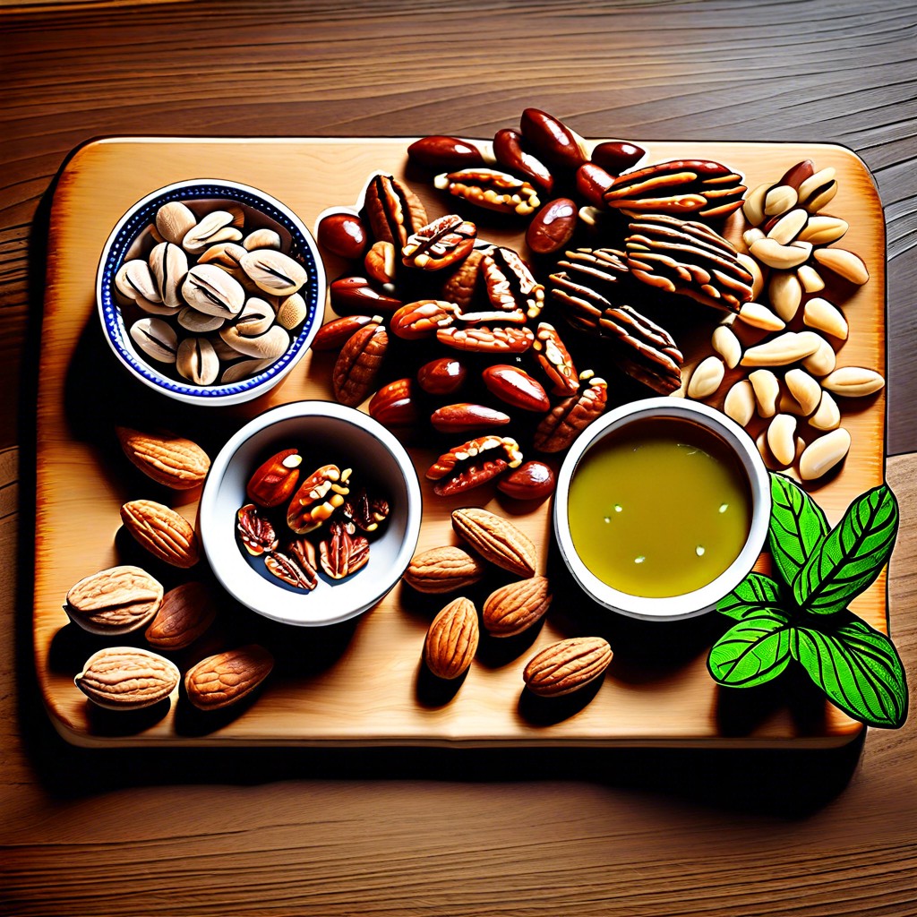 herb roasted nuts and candied pecans