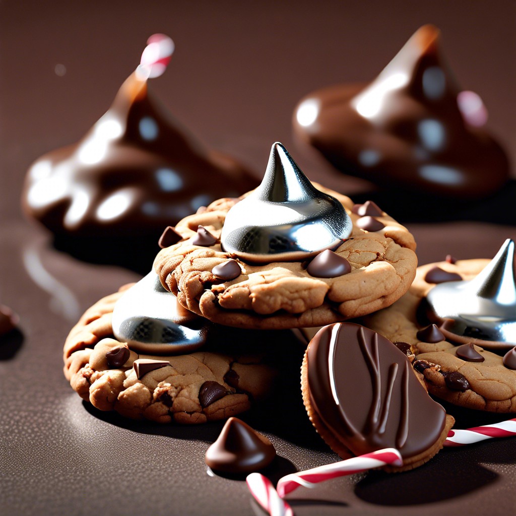hersheys kiss chocolate cookies