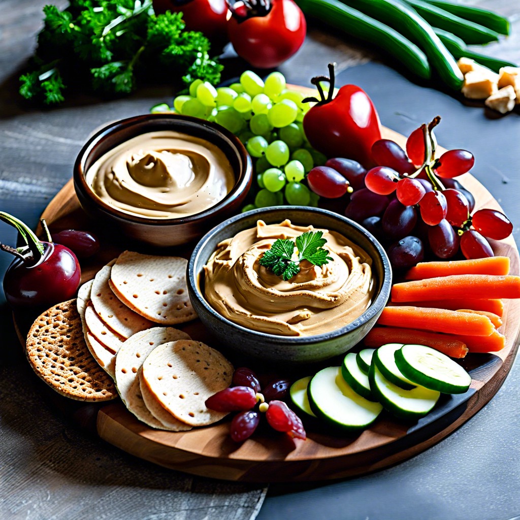 homemade hummus dip