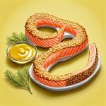 honey mustard pretzel coated salmon