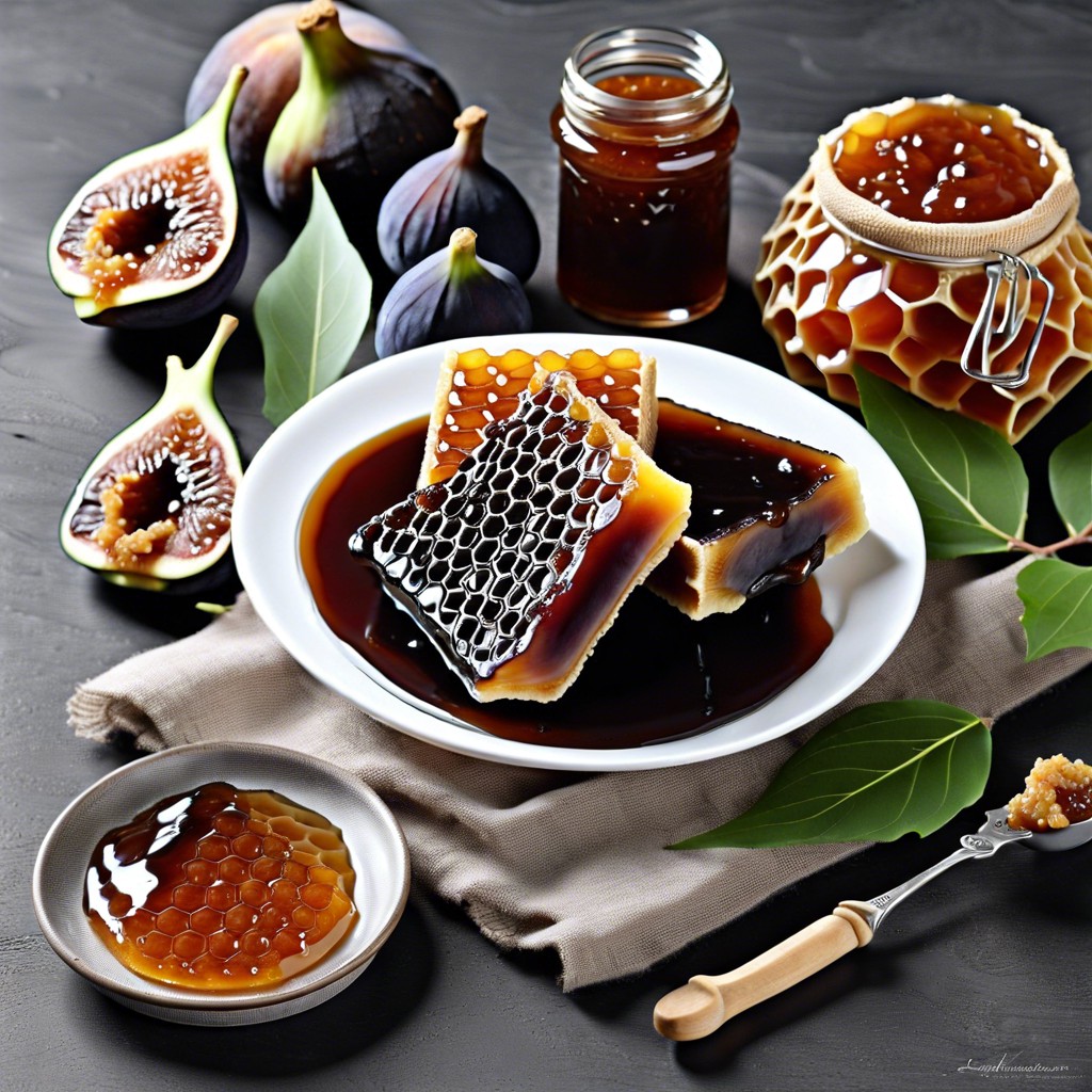 honeycomb and fig jam combo