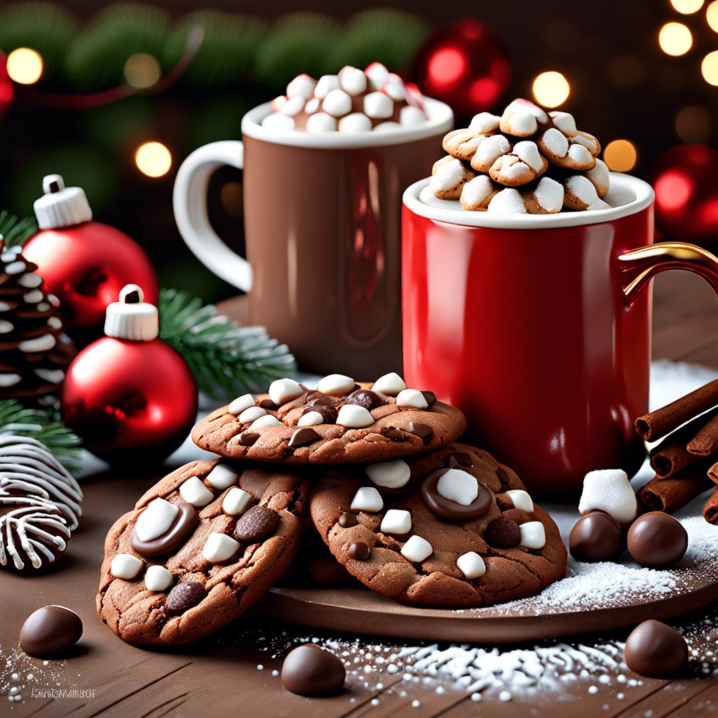 hot chocolate cookies