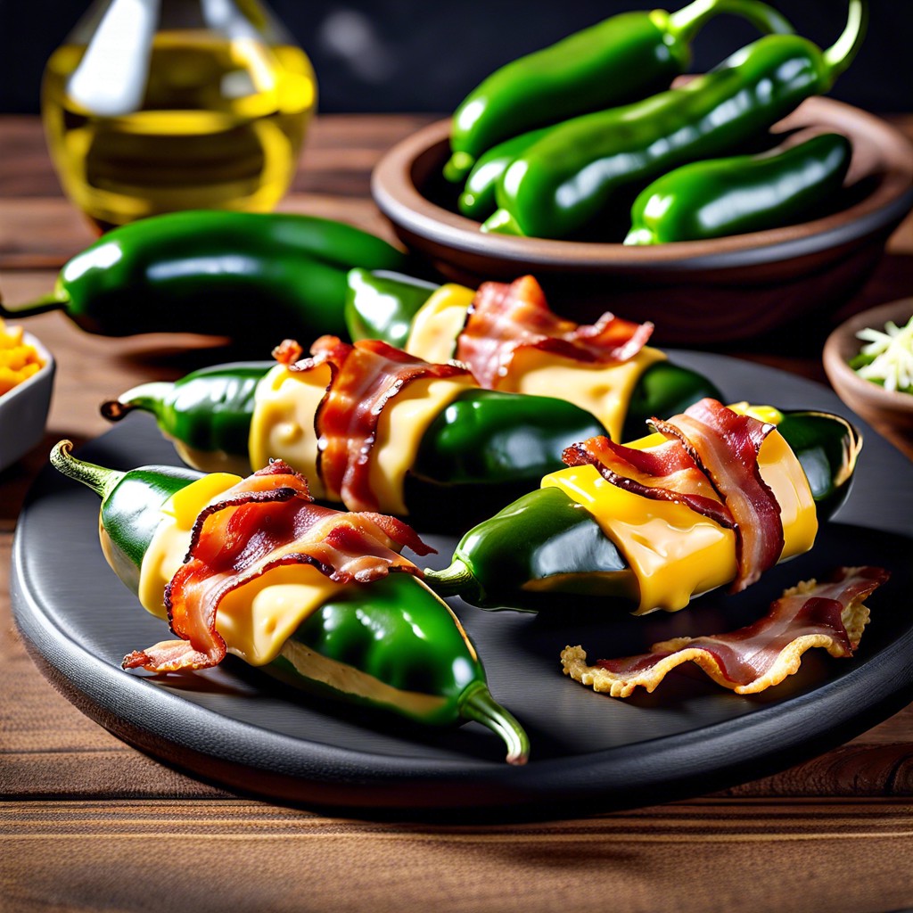 jalapeno poppers with cheddar and bacon