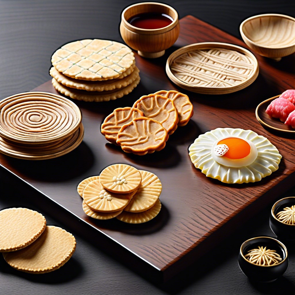 japanese crackers senbei