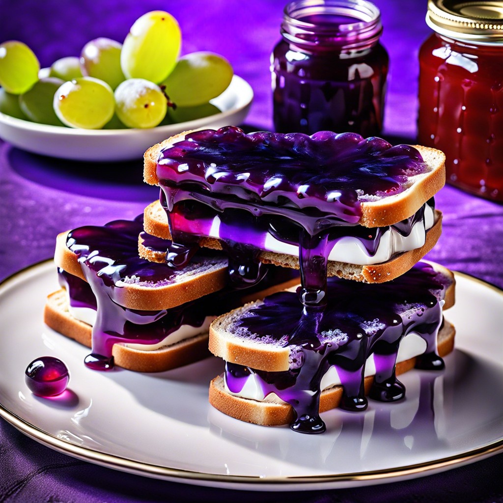 jokers purple grape jelly sandwiches