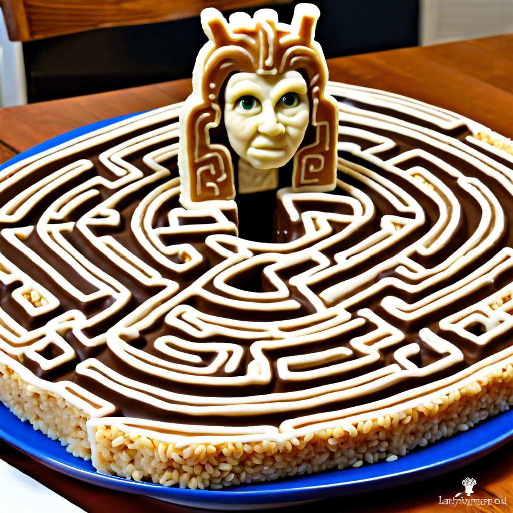 labyrinth rice krispie treats