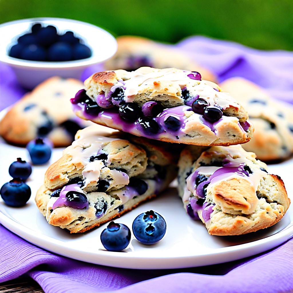 lavender blueberry scones