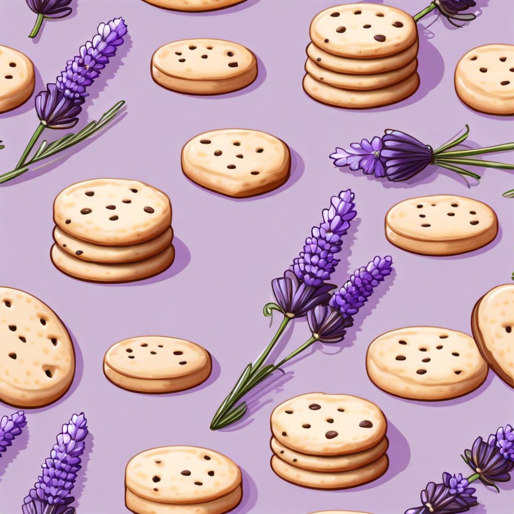 lavender shortbread cookies