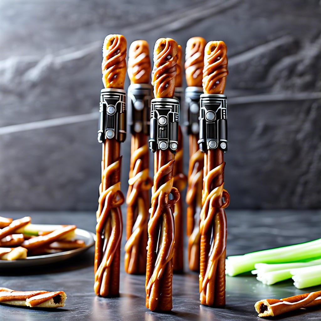 lightsaber pretzel rods