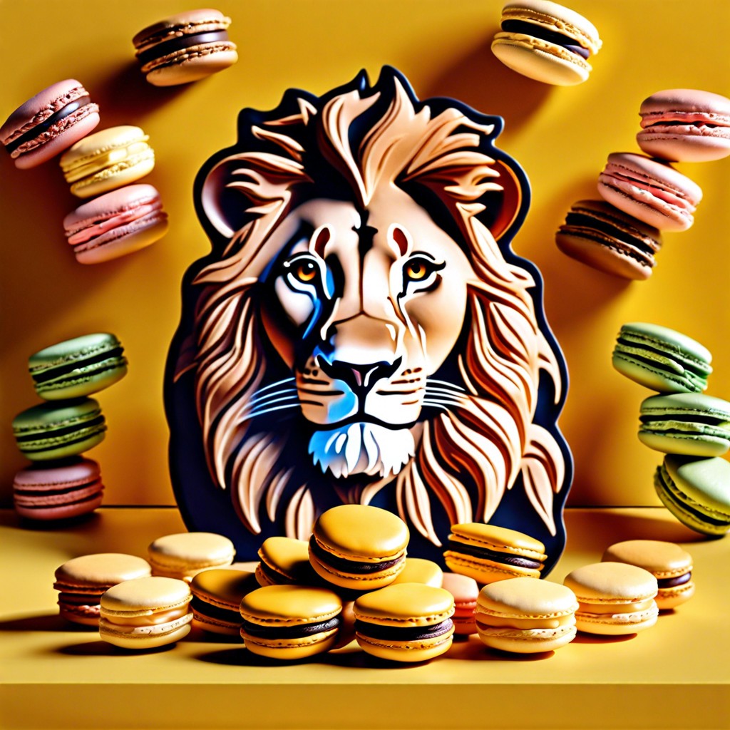 lion macarons