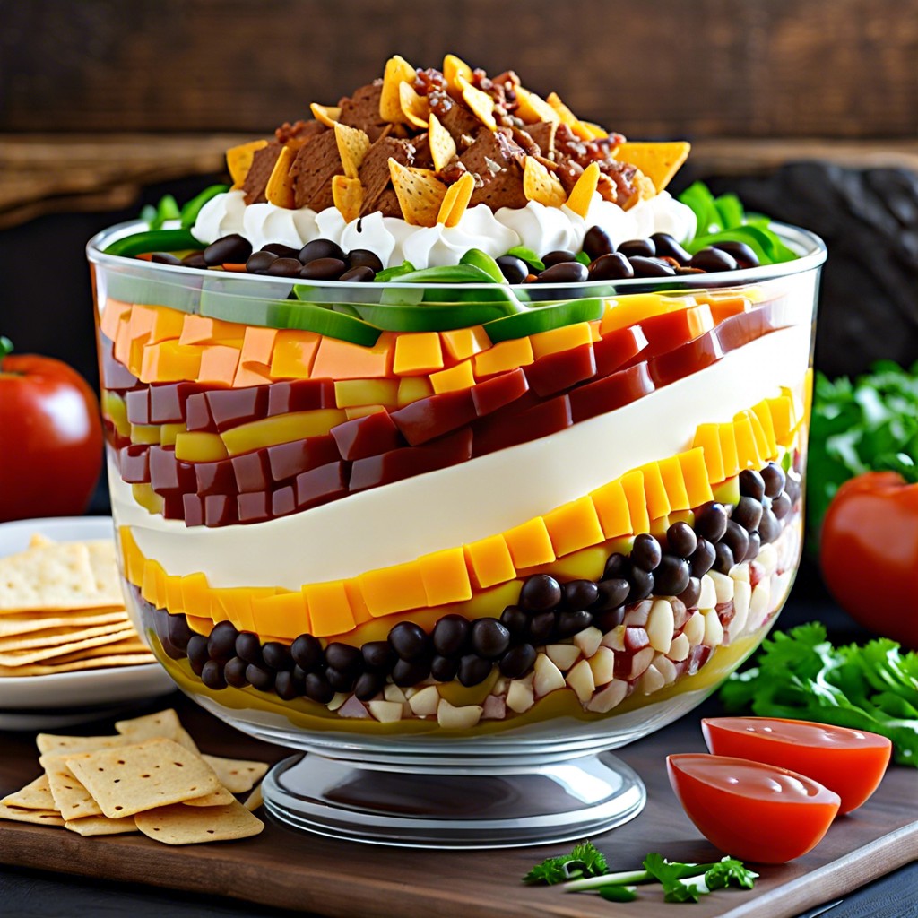 lion pride layered dip