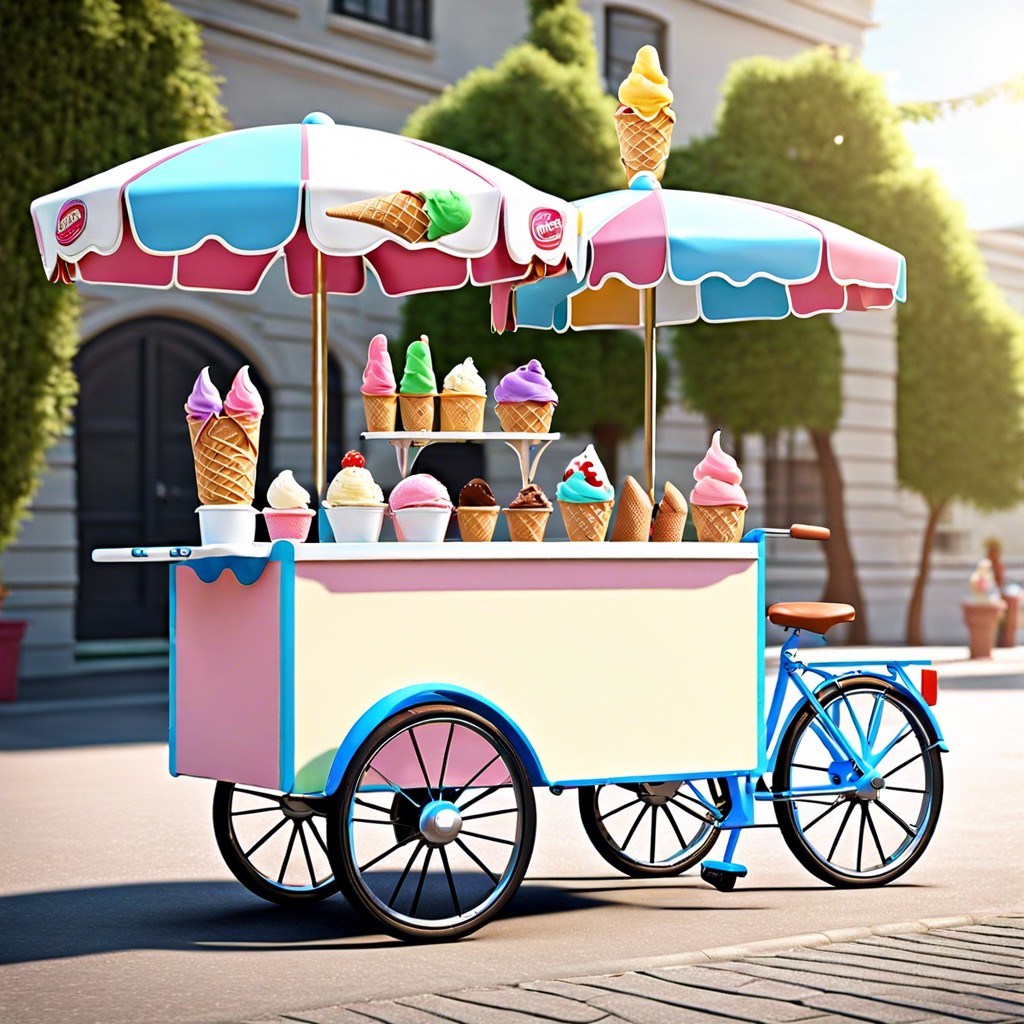 local ice cream cart