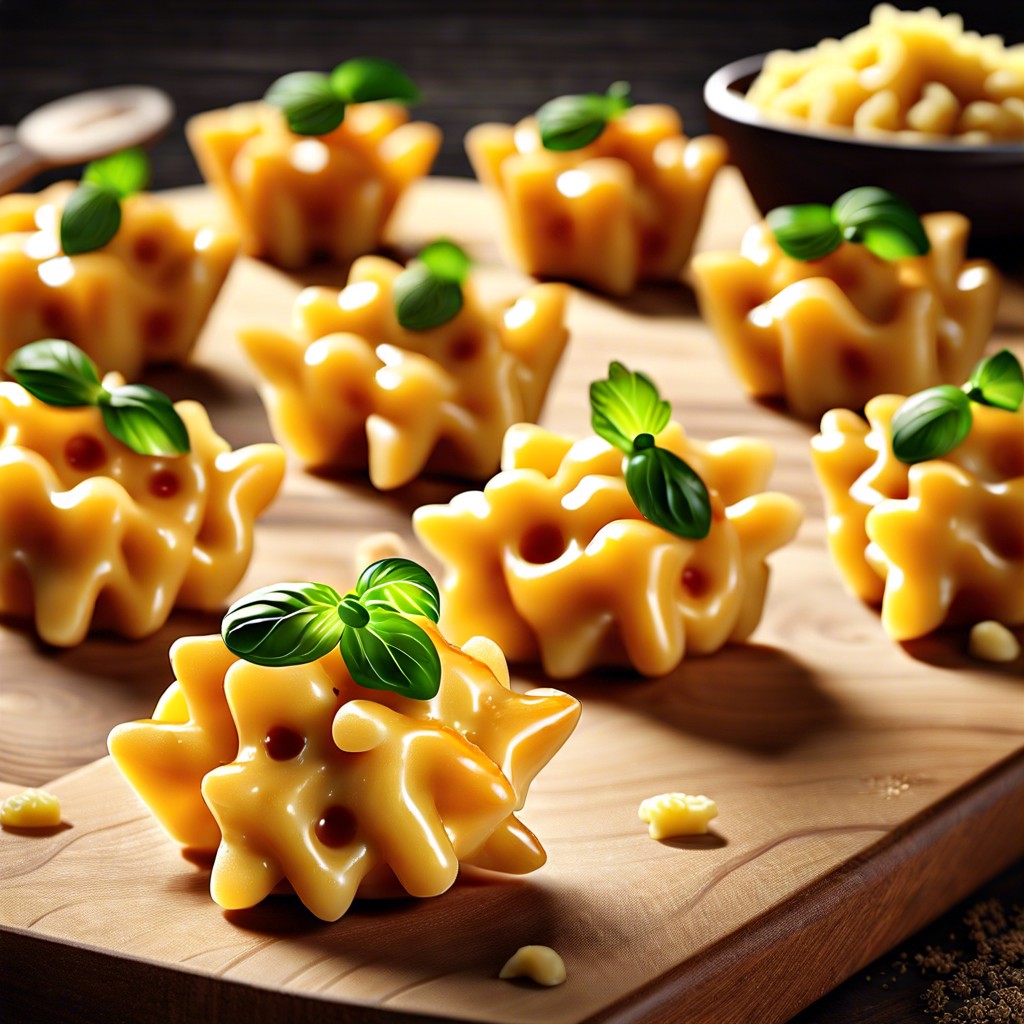 macaroni and cheese bites