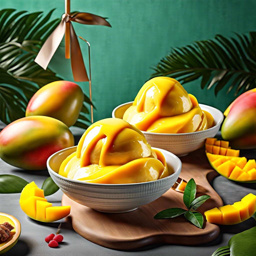 mango sorbet