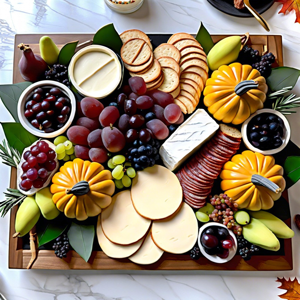 maple glazed brie with walnuts