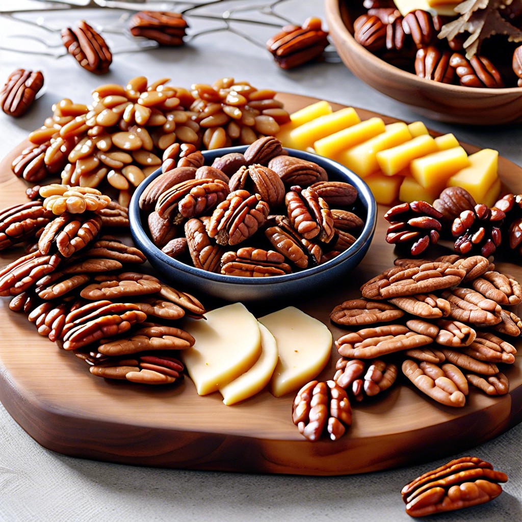 maple glazed pecans