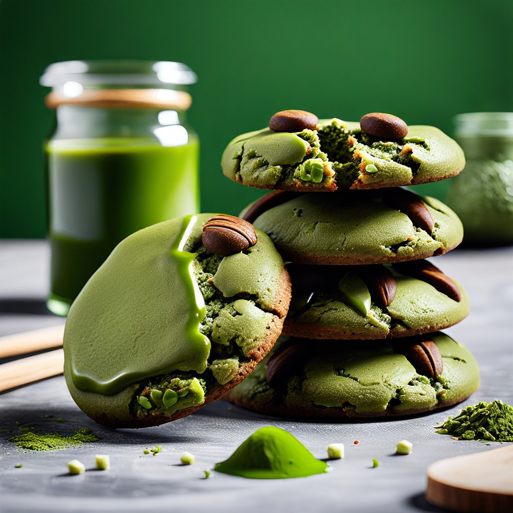 matcha green tea cookies