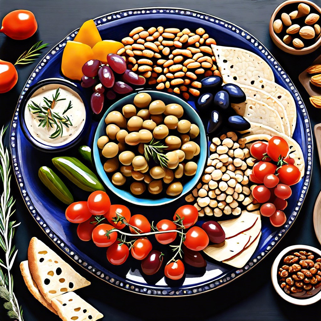 mediterranean mezze platter