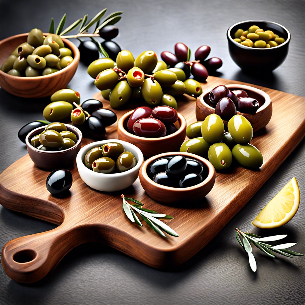 mediterranean olives board