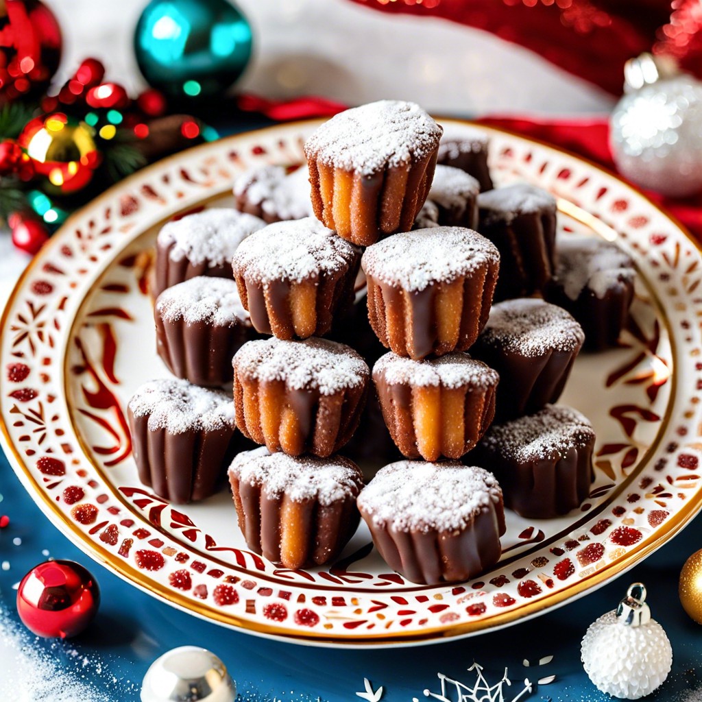 mexican chocolate churro bites