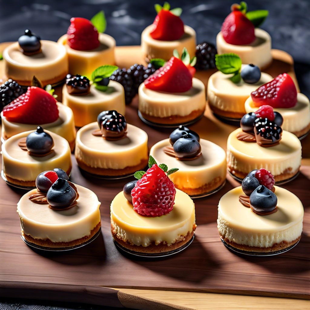 mini cheesecakes