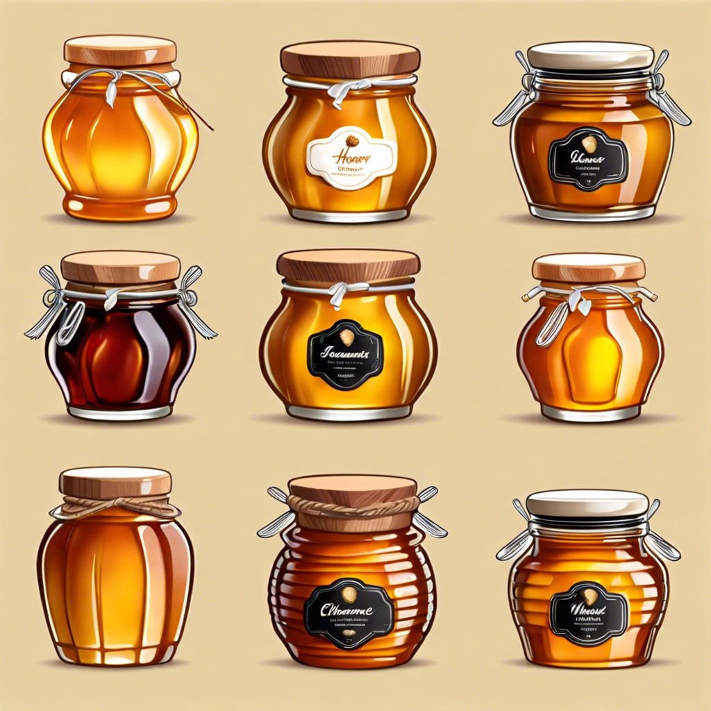 mini honey jars collection