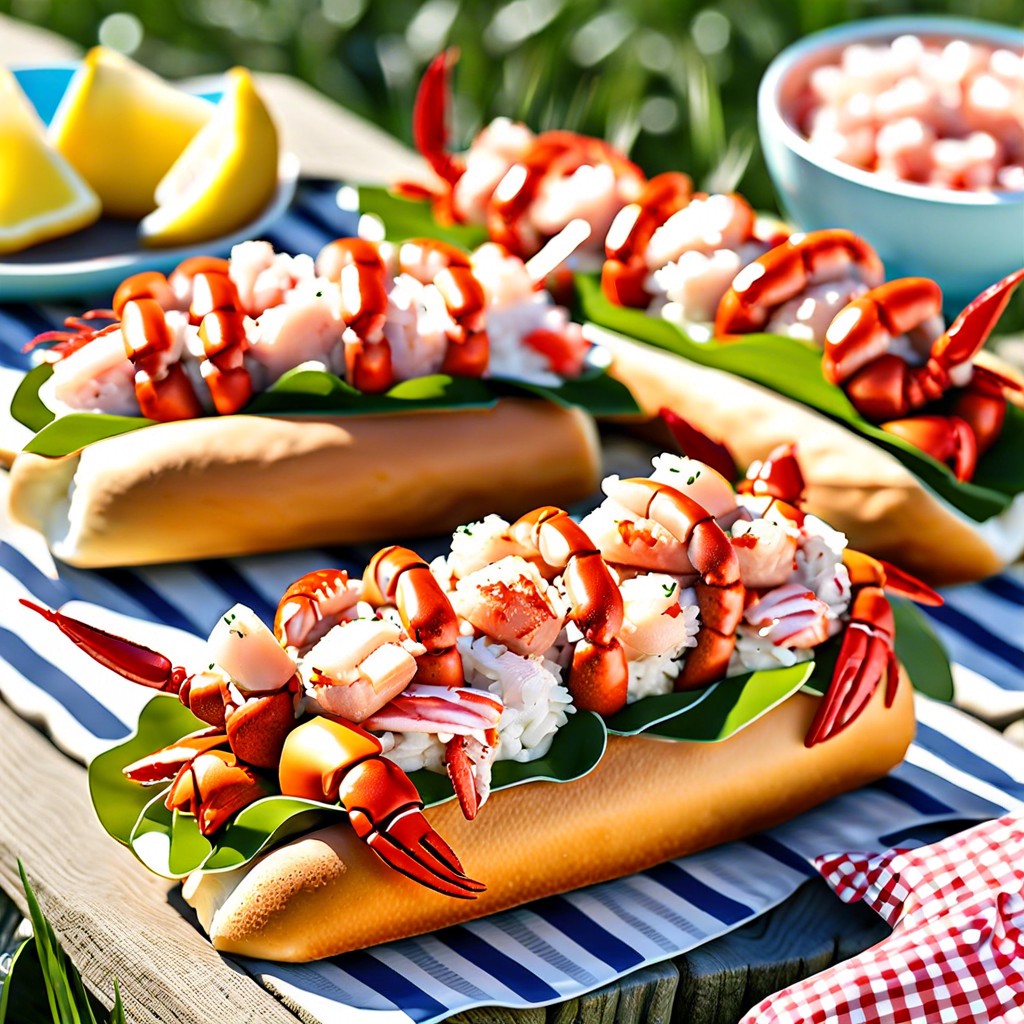 mini lobster rolls