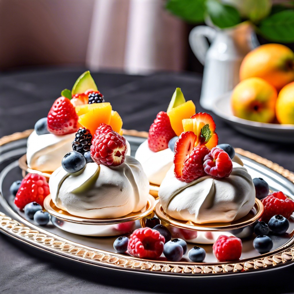 mini pavlovas