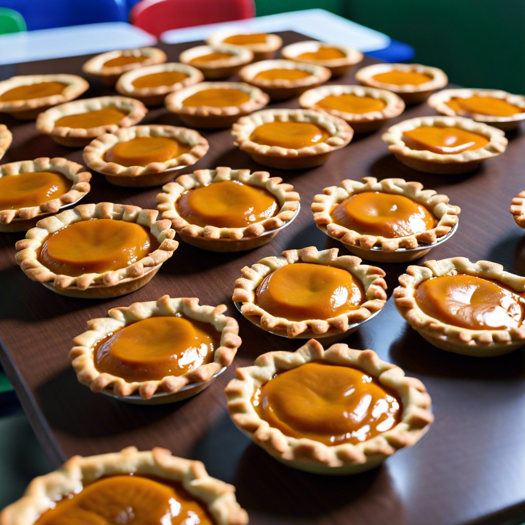 mini pumpkin pies