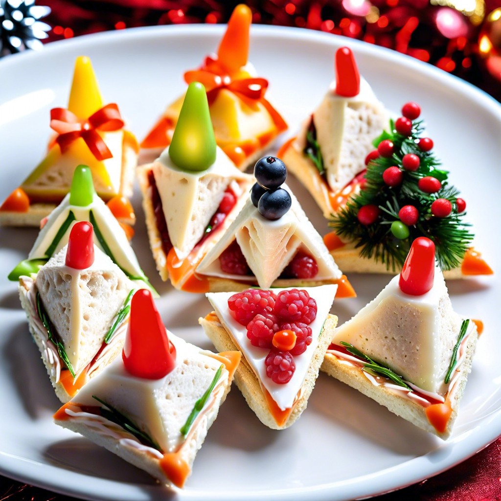 mini sandwich triangles