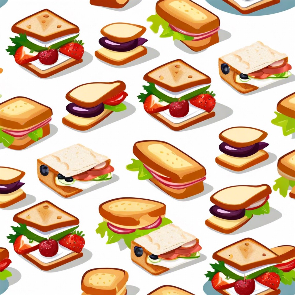 mini sandwiches