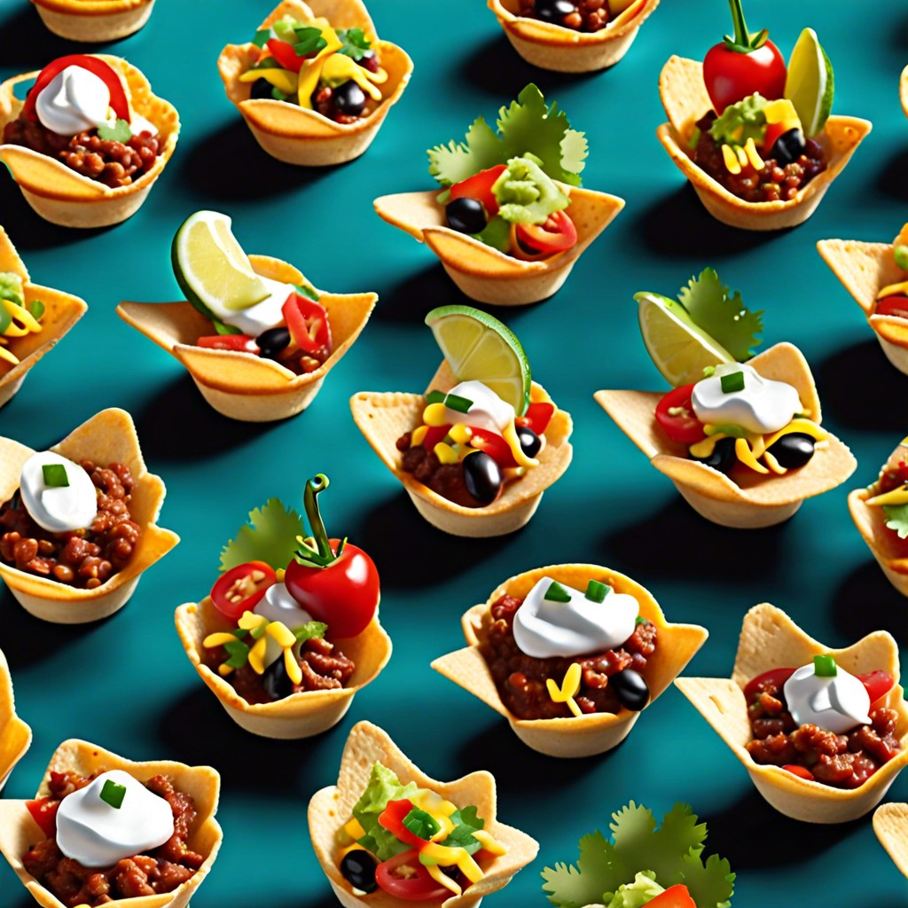 mini taco cups