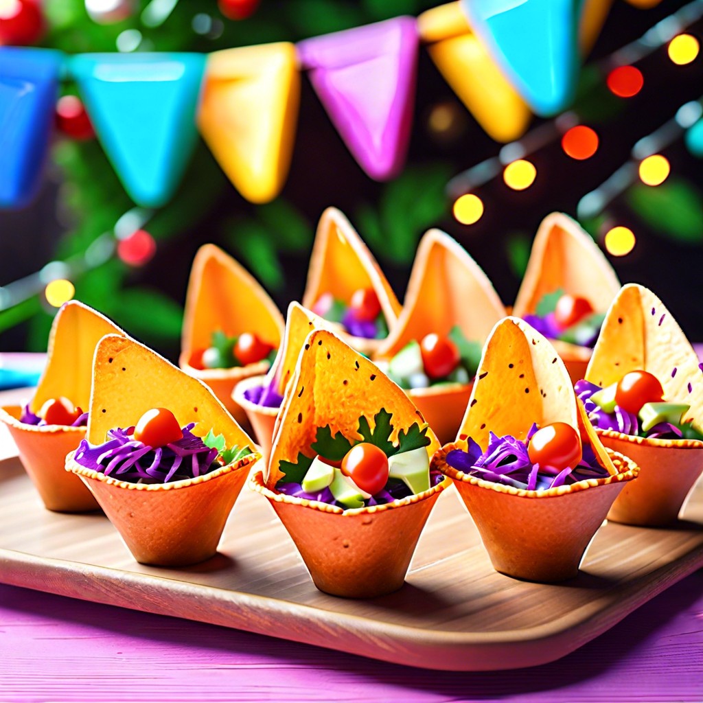 mini taco cups