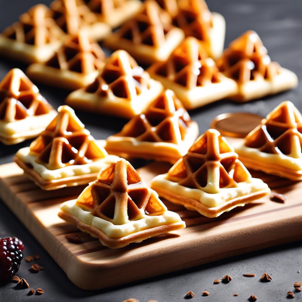 mini waffle triangles